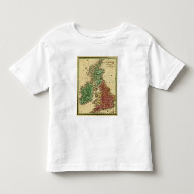 T-shirt Pour Les Tous Petits Îles britanniques 4 (Devant)