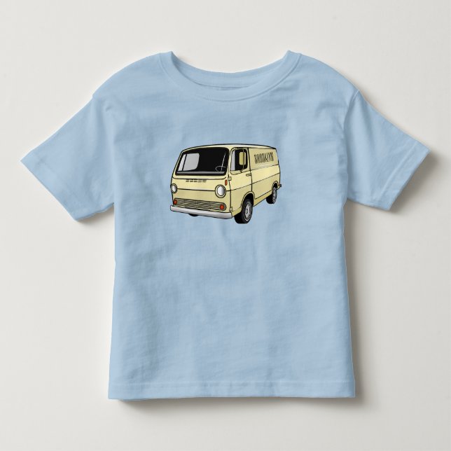 T-shirt Pour Les Tous Petits Illustration classique de van (Devant)