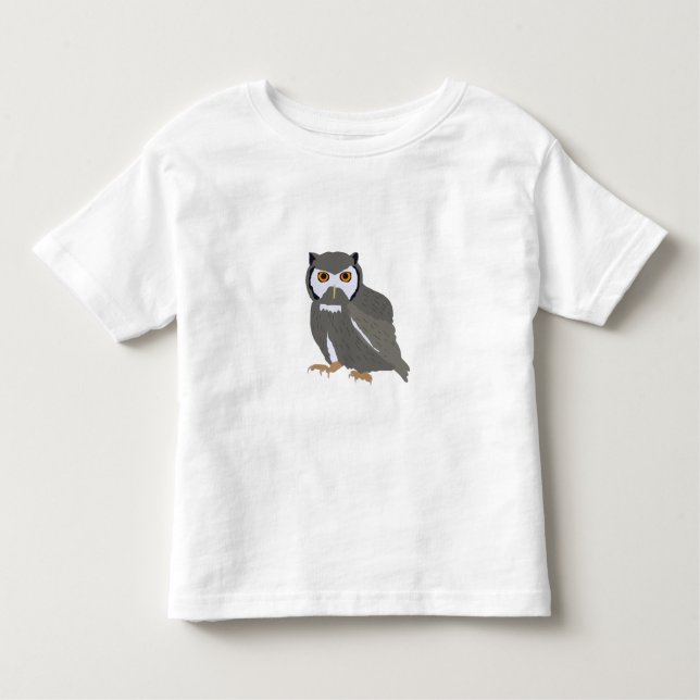 T-shirt Pour Les Tous Petits Illustration Cute Owl (Devant)