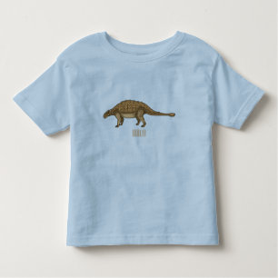 T-shirt Pour Les Tous Petits Illustration d'Ankylosaurus