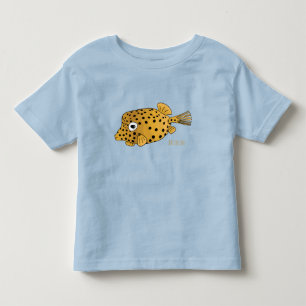 T-shirt Pour Les Tous Petits Illustration de boxfish jaune
