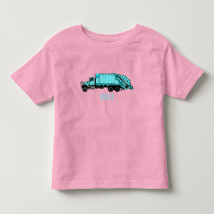 T-shirt Pour Les Tous Petits Illustration de camion à ordures