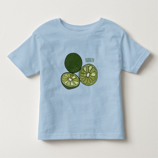 T-shirt Pour Les Tous Petits Illustration de chaux Kaffir (Devant)