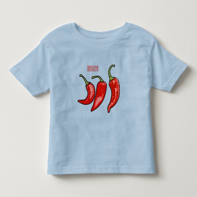 T-shirt Pour Les Tous Petits Illustration de chili (Devant)