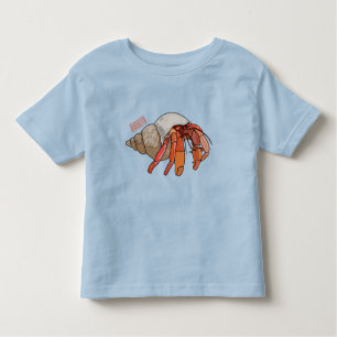 T-shirt Pour Les Tous Petits Illustration de crabe ermite