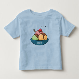T-shirt Pour Les Tous Petits Illustration de crème glacée