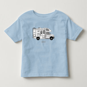 T-shirt Pour Les Tous Petits Illustration de dessin animé Campervan