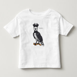 T-shirt Pour Les Tous Petits Illustration de dessin animé d'aigle harpie