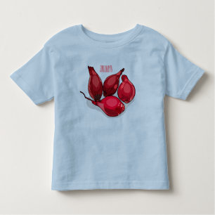 T-shirt Pour Les Tous Petits Illustration de dessin animé Shallot