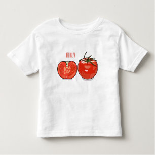 T-shirt Pour Les Tous Petits Illustration de dessin sur la tomate