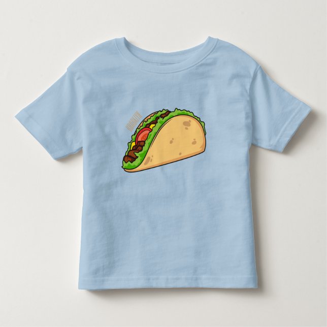 T-shirt Pour Les Tous Petits Illustration de dessin sur Taco (Devant)