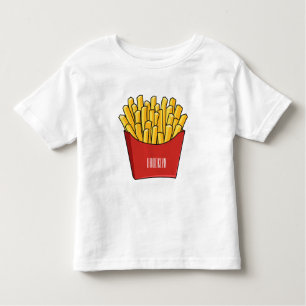 T-shirt Pour Les Tous Petits Illustration de frites