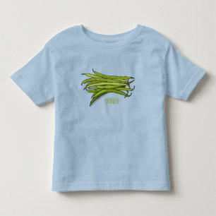 T-shirt Pour Les Tous Petits Illustration de haricots verts