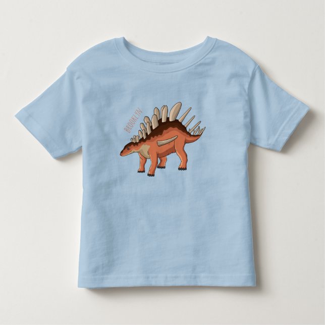 T-shirt Pour Les Tous Petits Illustration de Kentrosaurus (Devant)