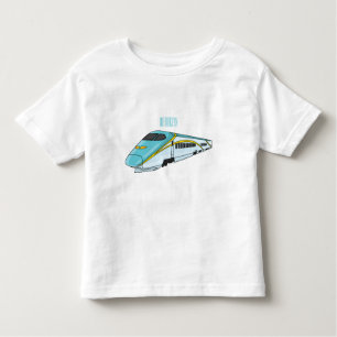 T-shirt Pour Les Tous Petits Illustration de la bande dessinée d'un train à bal