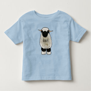 T-shirt Pour Les Tous Petits Illustration de la caricature de mouton Valais Bla