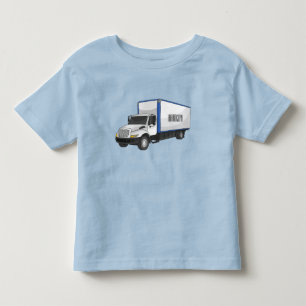 T-shirt Pour Les Tous Petits Illustration de la caricature du camion-boîte