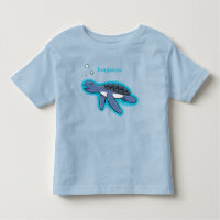 Illustration de la petite tortue de mer
