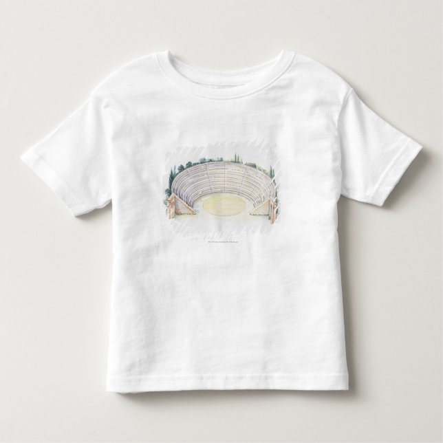 T-shirt Pour Les Tous Petits Illustration de l'amphithéâtre romain (Devant)