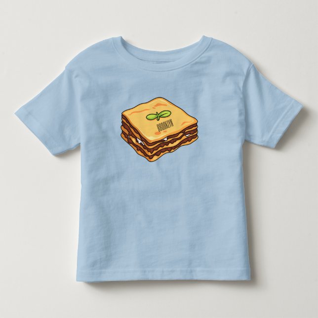 T-shirt Pour Les Tous Petits Illustration de Lasagna (Devant)