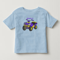 Illustration de moto Purple Quad