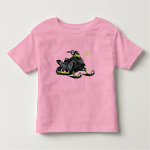 T-shirt Pour Les Tous Petits Illustration de motoneige