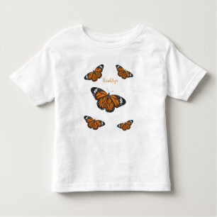 T-shirt Pour Les Tous Petits Illustration de papillon monarque