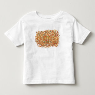 T-shirt Pour Les Tous Petits Illustration de pierre aztèque du soleil