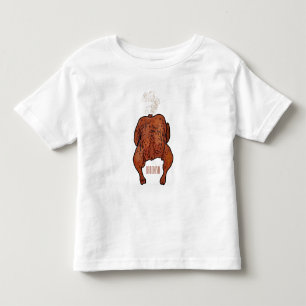 T-shirt Pour Les Tous Petits Illustration de poulet rôti