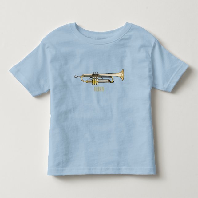 T-shirt Pour Les Tous Petits Illustration de trompette (Devant)