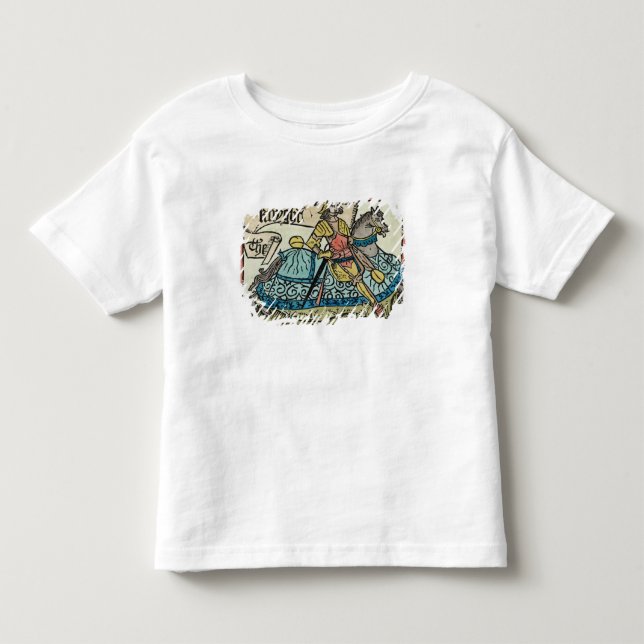 T-shirt Pour Les Tous Petits Illustration "des contes de Cantorbéry (Devant)