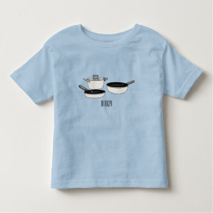 T-shirt Pour Les Tous Petits Illustration des jeux de cuisine