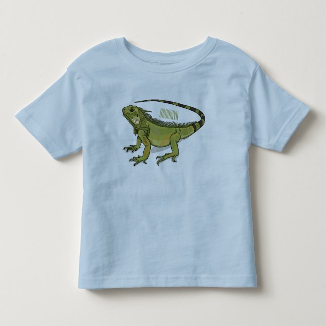 T-shirt Pour Les Tous Petits Illustration d'Iguana (Devant)