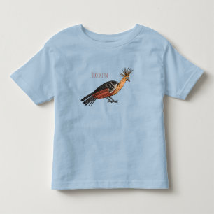 T-shirt Pour Les Tous Petits Illustration d'oiseau Hoatzin