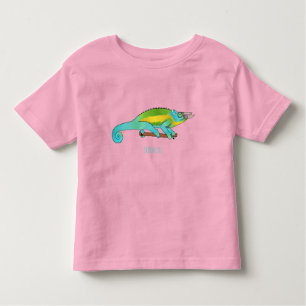 T-shirt Pour Les Tous Petits Illustration du caméléon de Jackson