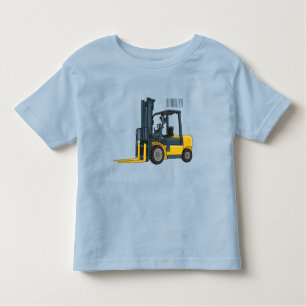 T-shirt Pour Les Tous Petits Illustration du chariot élévateur