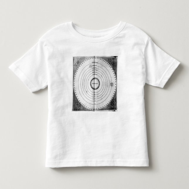 T-shirt Pour Les Tous Petits Illustration du cosmos (Devant)