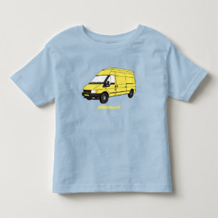 T-shirt Pour Les Tous Petits Illustration du fourgonnette de livraison