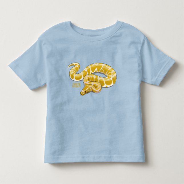 T-shirt Pour Les Tous Petits Illustration du serpent python birman (Devant)