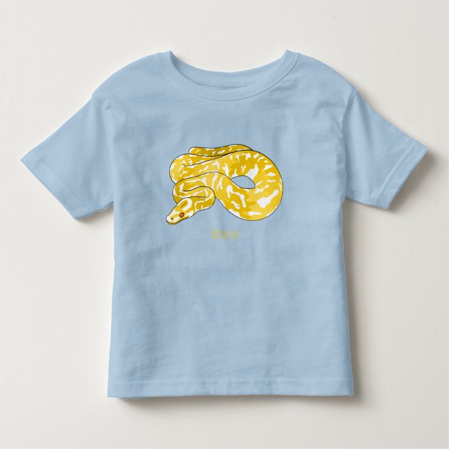 T-shirt Pour Les Tous Petits Illustration du serpent python birman (Devant)
