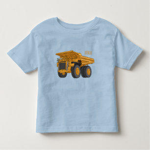 T-shirt Pour Les Tous Petits Illustration d'un camion à grande échelle