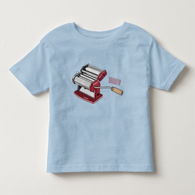 T-shirt Pour Les Tous Petits Illustration d'un fabricant de pâtes alimentaires (Devant)