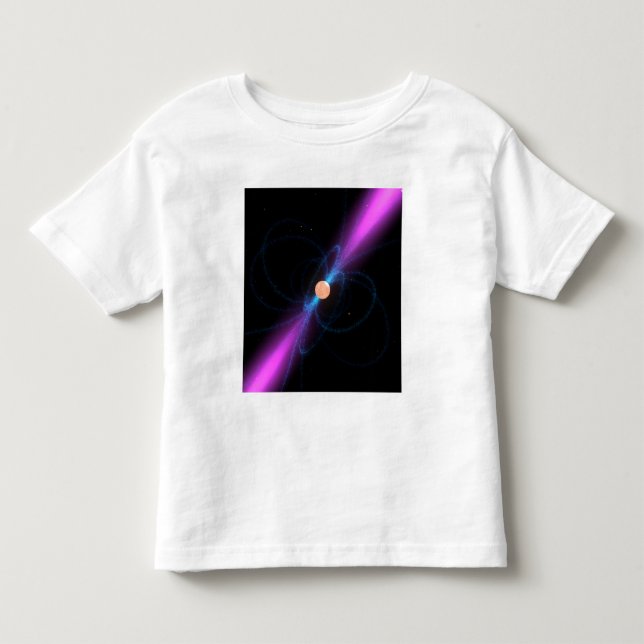 T-shirt Pour Les Tous Petits Illustration d'un pulsar (Devant)