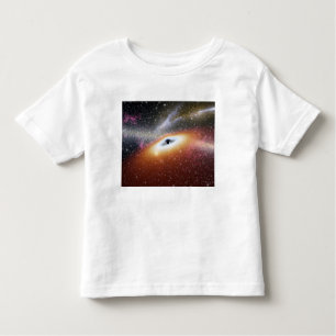 T-shirt Pour Les Tous Petits Illustration d'un trou noir supermassif