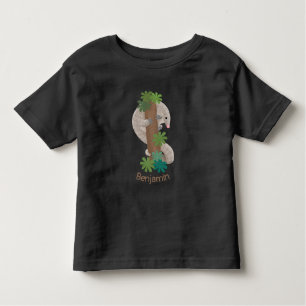 T-shirt Pour Les Tous Petits Illustration d'une anteure de pangolin mignonne