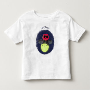 T-shirt Pour Les Tous Petits Illustration d'une luciole à éclair mignon