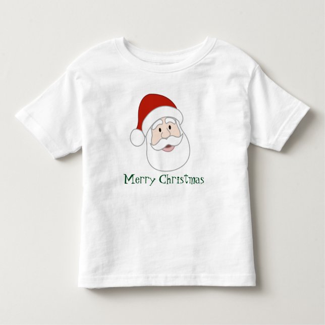 T-shirt Pour Les Tous Petits Illustration et texte du père noël (Devant)