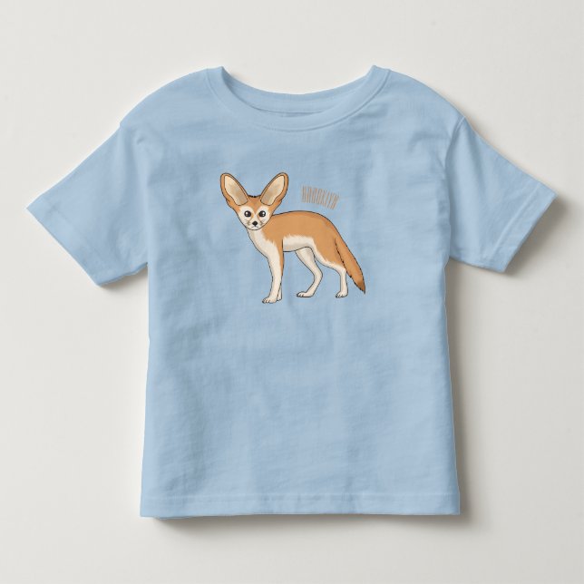 T-shirt Pour Les Tous Petits Illustration Fennec fox (Devant)