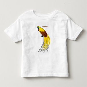 T-shirt Pour Les Tous Petits Illustration mignonne du petit oiseau de paradis