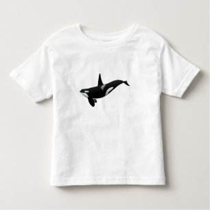 T-shirt Pour Les Tous Petits Illustration Orca whale - Choisir la couleur arri